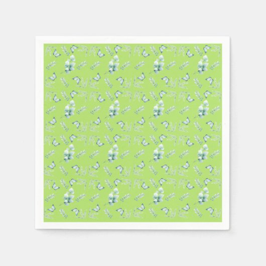 Serviette En Papier botanique douce (Devant)