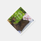 Serviette En Papier Botte de cowboy Rustique rose Mariage occidental (Coin)