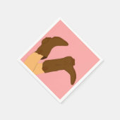 Serviette En Papier Bottes Cowboy (Coin)