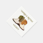 Serviette En Papier Bottes Cowboy illustrées Mariage serviettes (Coin)