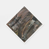 Serviette En Papier Bottes De Cheval Et De Cow-boy De Style Occidental (Coin)