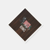 Serviette En Papier Bottes et Bling avant la Bague - Serviette (Coin)