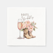 Serviette En Papier Bottes et serviettes mousseuses (Devant)