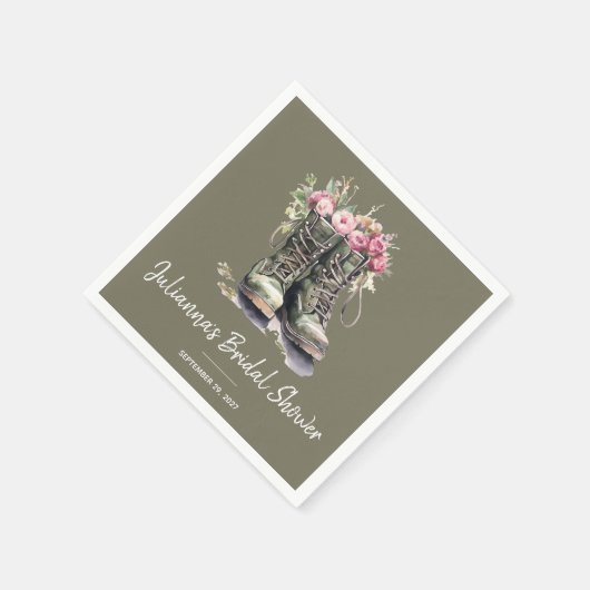 Serviette En Papier Bottes militaires Fête des mariées à thème (Coin)