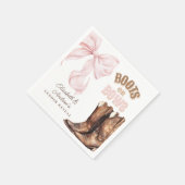 Serviette En Papier Bottes ou vaches Révélation de genre (Coin)