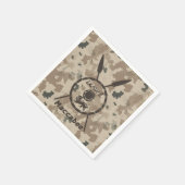 Serviette En Papier Bouclier Maccabee du désert et oreilles (Coin)