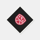 Serviette En Papier Bouclier Phi Sigma Kappa (Coin)