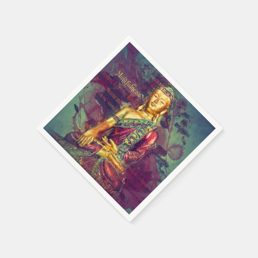 Serviette En Papier Bouddha pleine conscience (Coin)