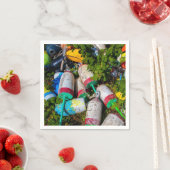 Serviette En Papier Bouées de homard du Maine (En situation)