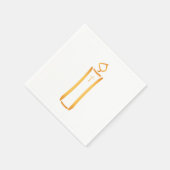 Serviette En Papier Bougie chrétienne moderne (Coin)