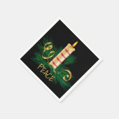 Serviette En Papier Bougie de Noël (Coin)