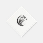 Serviette En Papier Bougie Lit Moon (Coin)