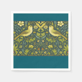 Serviette En Papier Bougie Pillar Birds