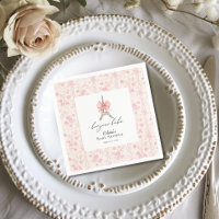 Boujour Bebe Paris Toile Baby shower rose