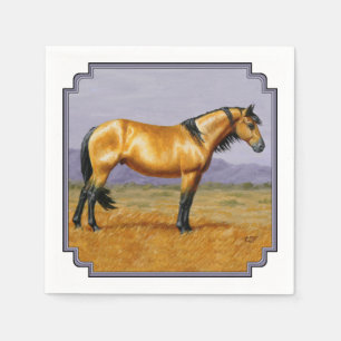 Serviette En Papier Bouksin Cheval sauvage Stallion Mustang