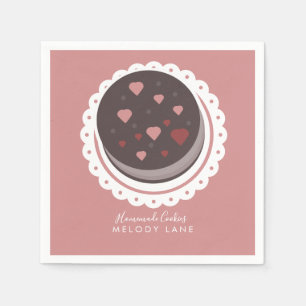 Serviette En Papier Boulangerie biscuits maison Biscuits Dolly