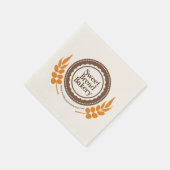 Serviette En Papier Boulangerie de pain | Frontière du blé | Serviette (Coin)