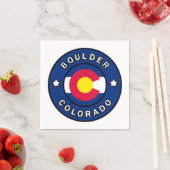 Serviette En Papier Boulder Colorado (En situation)