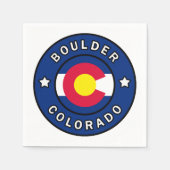 Serviette En Papier Boulder Colorado (Devant)