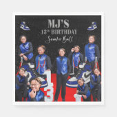 Serviette En Papier Boule basket de MJ (Devant)