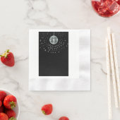 Serviette En Papier Boule Dark Disco (En situation)