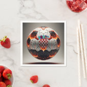 Serviette En Papier Boule de football croate fière (En situation)