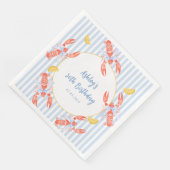 Serviette En Papier Boule de fruits de mer Homard Bake Anniversaire Na (Coin)