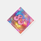 Serviette En Papier Boule Disco de la Parties scintillant Gold Rose po (Coin)