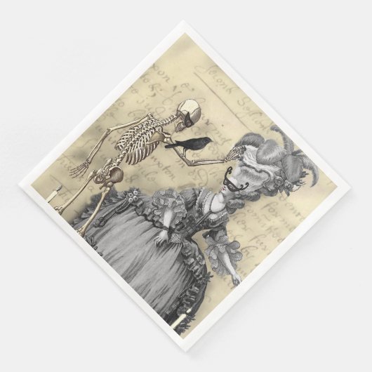 Serviette En Papier Boule Masquerade (Coin)