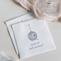 Boule minimaliste de disco noir et blanc