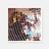 Serviette En Papier Boule Mirror Disco (Devant)