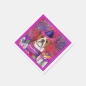 Serviette En Papier Bouledogue (Coin)