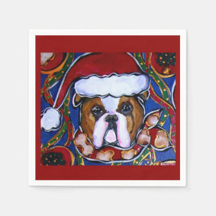 Serviette En Papier Bouledogue