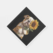 Serviette En Papier Bouledogue (Coin)