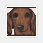 Serviette En Papier Bouledogue allemand de nain, plus communément appe (Devant)