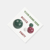 Serviette En Papier Boules de bocce en résine moderne personnalisée de (Coin)
