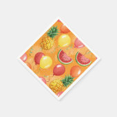 Serviette En Papier Boules, pastèques, ananas, par Natasha Us (Coin)