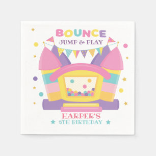 Serviette En Papier Bounce House Anniversaire