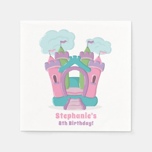 Serviette En Papier Bounce House Party (Devant)
