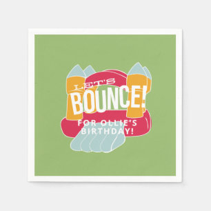 Serviette En Papier Bounce Maison/château design