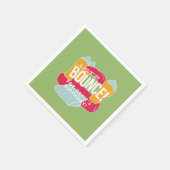 Serviette En Papier Bounce Maison/château design (Coin)