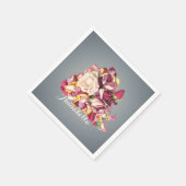 Serviette En Papier Bouquet (Coin)