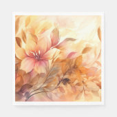 Serviette En Papier Bouquet d'automne (Devant)