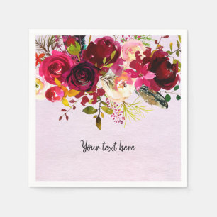 Serviette En Papier Bouquet de fleurs pour toutes les occasions