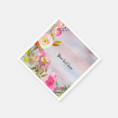 Serviette En Papier Bouquet de fleurs pour toutes les occasions (Coin)