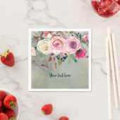 Serviette En Papier Bouquet de fleurs pour toutes les occasions (En situation)