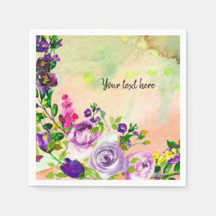 Serviette En Papier Bouquet de fleurs pour toutes les occasions