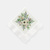 Serviette En Papier Bouquet fleur sauvage (Coin)
