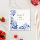 Serviette En Papier Bouquet floral blooming garden (En situation)