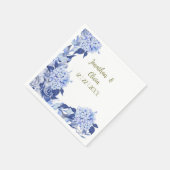 Serviette En Papier Bouquet floral blooming garden (Coin)